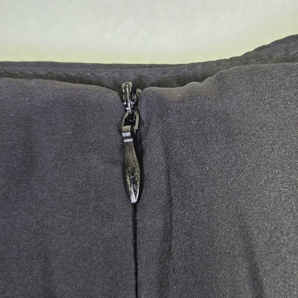 Line & Dot 100% Silk Wide Leg Pant Women M Revolve Minimal Quiet Luxury Black - Picture 9 of 16